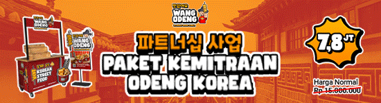 Franchise Wang Odeng ~ Peluang Bisnis Makanan Korean Street Food