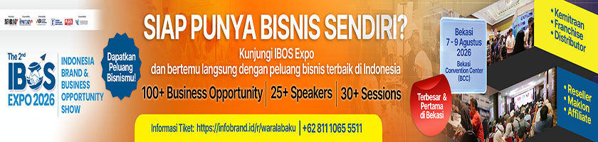Pameran Franchise IBOS Expo 2026 Bekasi ~ Indonesia Brand & Business Opportunity Show