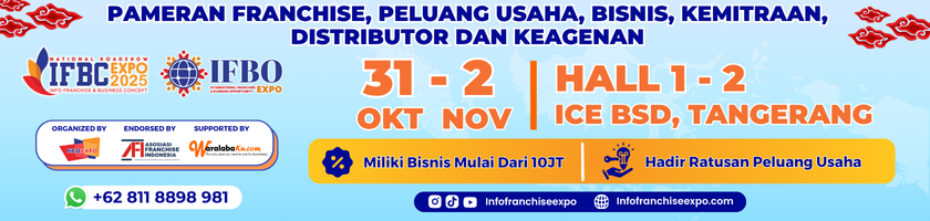 Pameran IFBC Info Franchise & Business Concept Expo 2025 ICE BSD