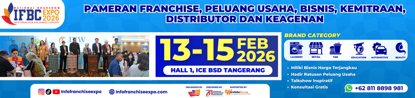 Pameran Franchise IFBC Jakarta 2026 ~ Info Franchise & Business Concept Expo Pameran Franchise IFBC Jakarta 2026 ~ Info Franchise & Business Concept Expo