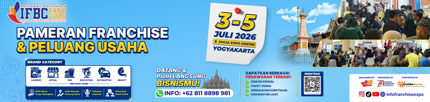 Pameran Info Franchise & Business Concept Expo IFBC Jogja 2026 Pameran Info Franchise & Business Concept Expo IFBC Jogja 2026