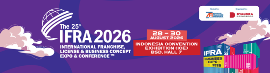 Pameran Franchise IFRA 2026 ICE BSD ~ International Franchise, License, & Business Concept Expo & Conference Pameran Franchise IFRA 2026 ICE BSD ~ International Franchise, License, & Business Concept Expo & Conference