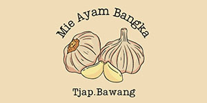 Logo Mie Ayam Bangka Tjap.Bawang