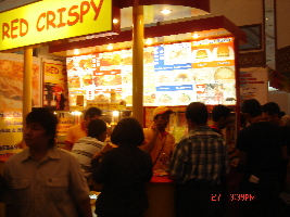 Stand Waralaba Red Crispy