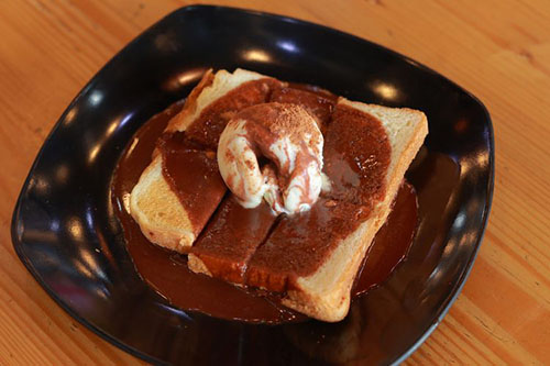 Menu Sate Taichan & Ropang Nyot-Nyot : Roti Panggang Nutella Bomb