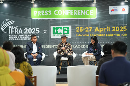International Franchise, License And Business Concept Expo And Conference (IFRA) 2025 X Indonesia Culinary Expo (ICE) Press Conference
