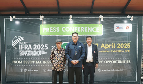 International Franchise, License And Business Concept Expo And Conference (IFRA) 2025 X Indonesia Culinary Expo (ICE) Press Conference
