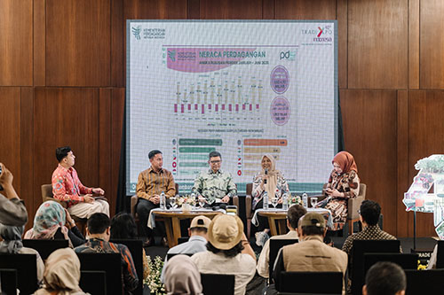 Konferensi Pers Pameran Trade Expo Indonesia 2025 ICE BSD