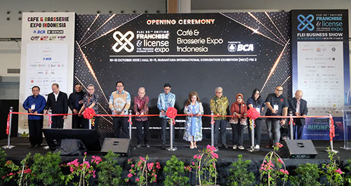 Pameran Franchise & License Expo Indonesia FLEI 2025 NICE PIK 2 Opening Ceremony