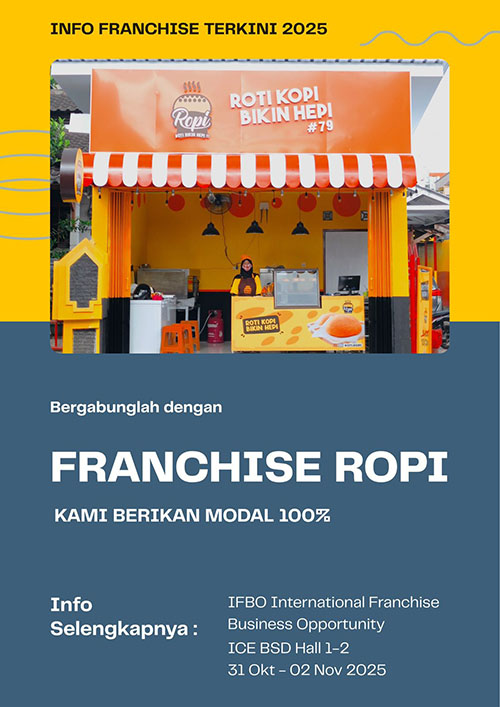 Promo Waralaba Ropi Roti Kopi @ IFBO 2025 ICE BSD