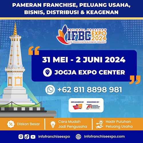 Pameran Franchise & Peluang Usaha Jojgakarta IFBC 2024