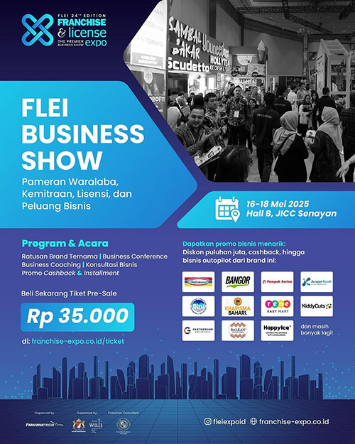 Pameran Franchise & License Expo Indonesia 2025 Jakarta