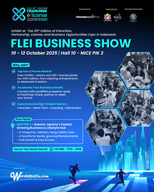 Pameran Franchise & License Expo Indonesia ~ 25th FLEI Business Show 2025