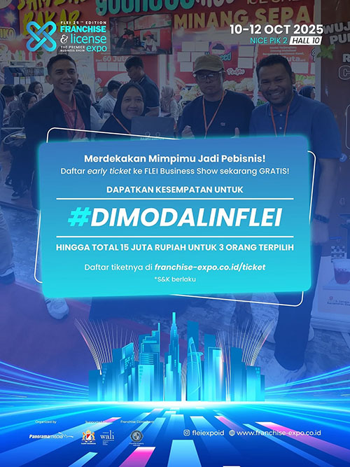 Pameran Franchise & License Expo Indonesia ~ 25th FLEI Business Show 2025
