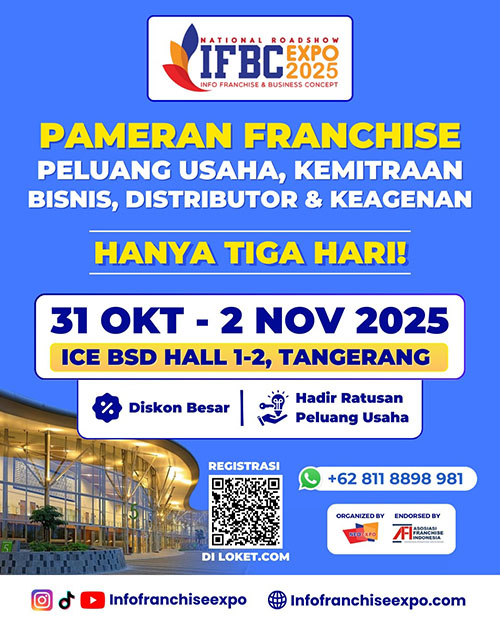 Pameran Franchise IFBC ICE BSD Tangerang 2025